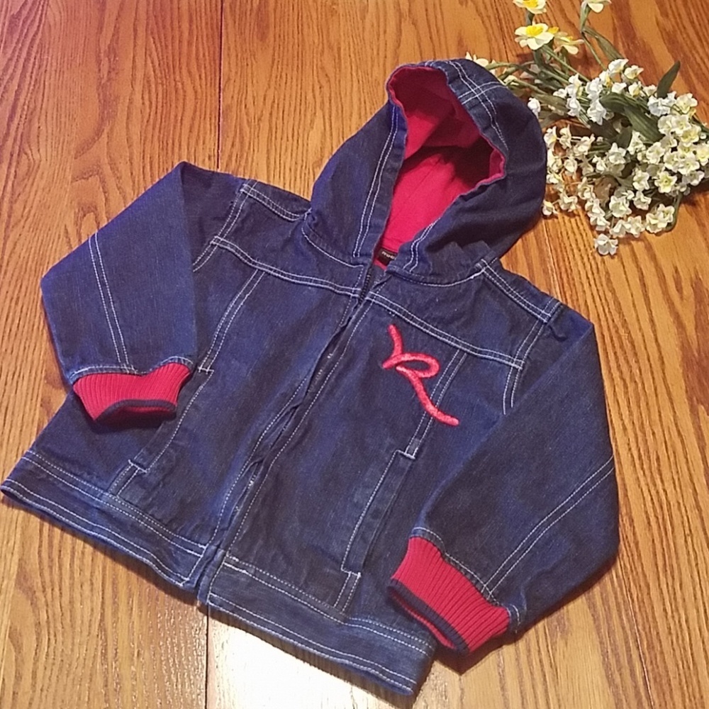 Rocawear hooded denim jacket - Size 3T